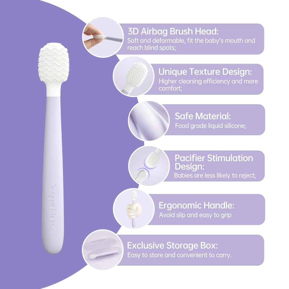 Ergonomic handle design for infant oral care