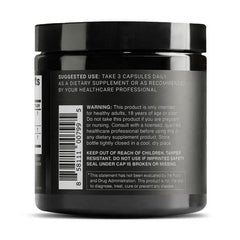 Close-up of Toniiq Resveratrol with MCT Oil label