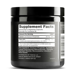 Close-up of Alpha GPC 600mg capsule