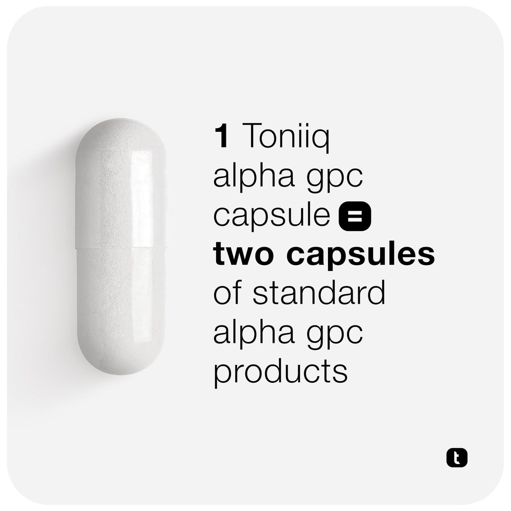 90%+ purity claim on Alpha GPC product label