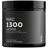 Toniiq NAC 1300mg 120-capsule bottle front view