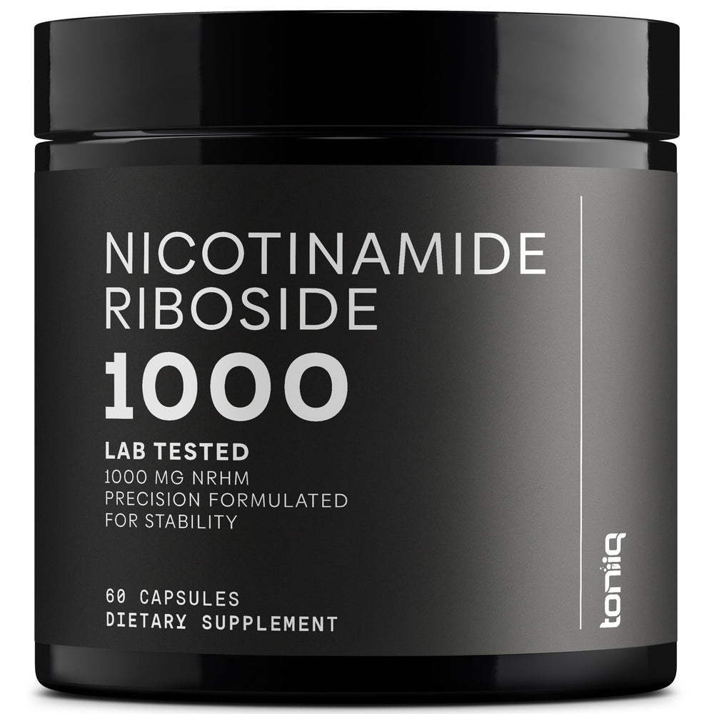 Toniiq Nicotinamide Riboside 1000 mg bottle label