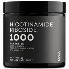 Toniiq Nicotinamide Riboside 1000 mg bottle label