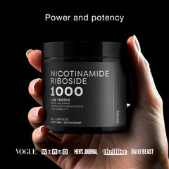 Nicotinamide Riboside 1000 mg capsules in bottle