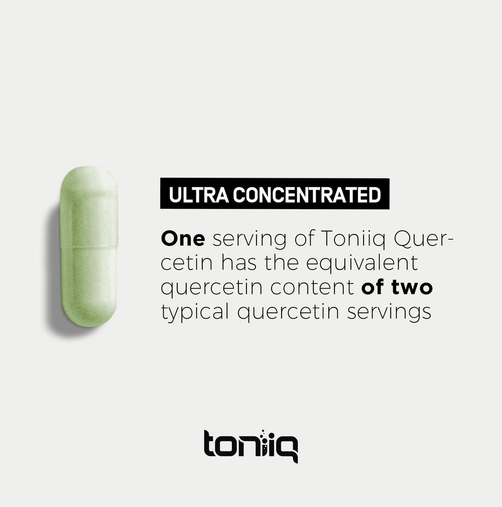Quality and purity seal on Toniiq Quercetin