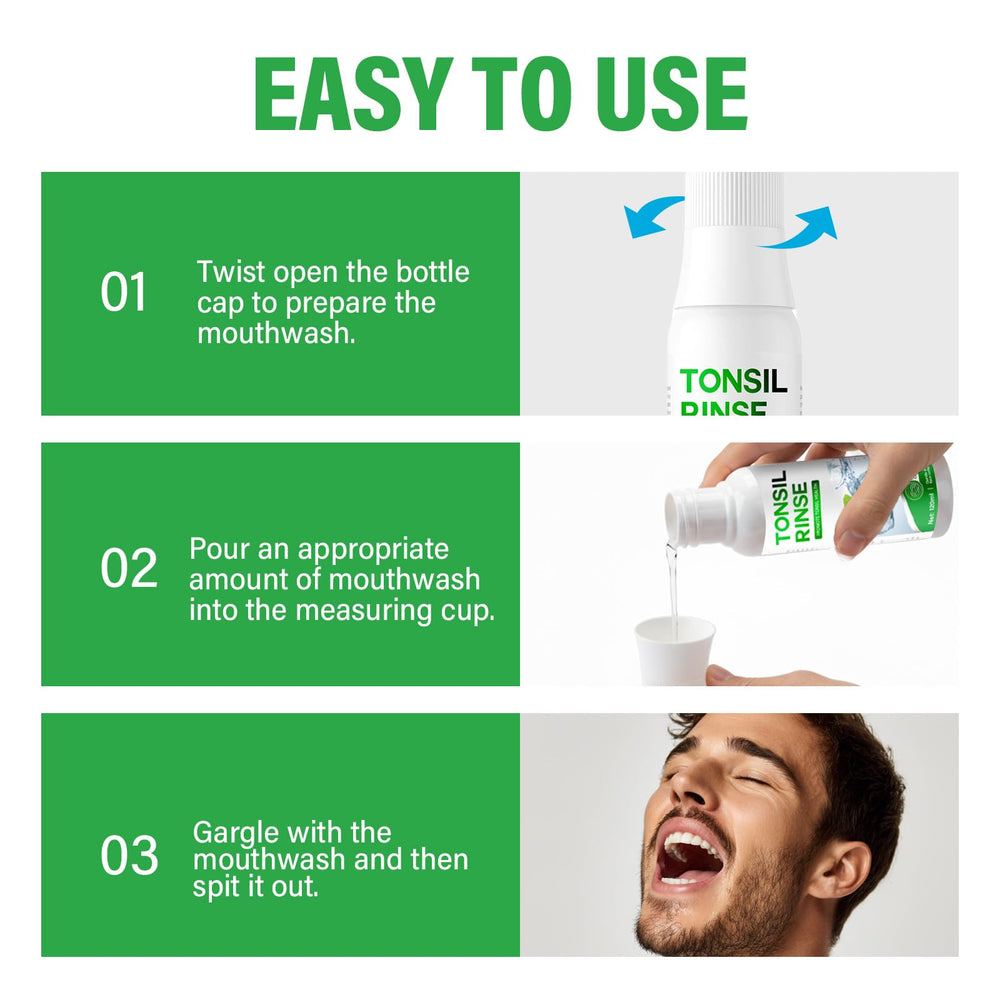 Fresh breath concept with mint leaves