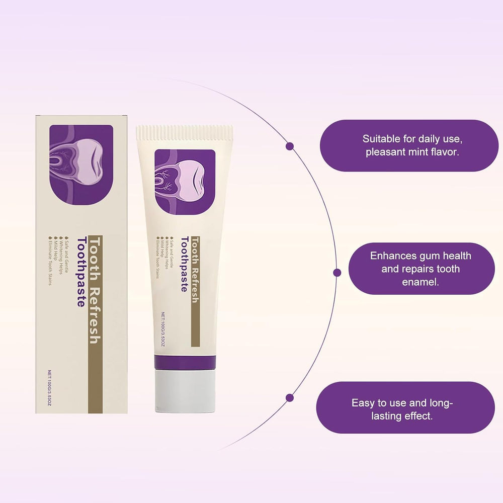 Enamel care concept with healthy teeth and gums