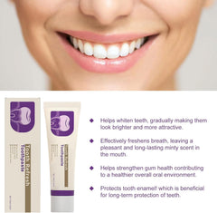 Fresh smile after using Tooth Refresh toothpaste