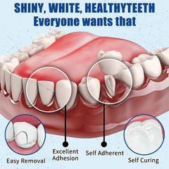 Step-by-step home dental repair instructions with kit