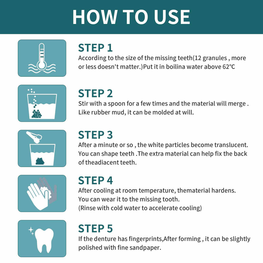 Applying moldable material to a tooth model