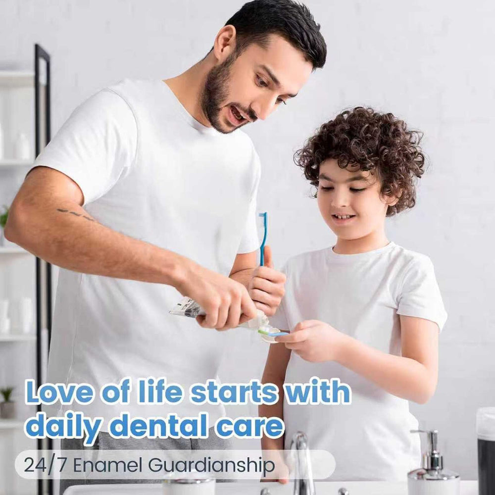Twice-daily brushing concept for daily oral care