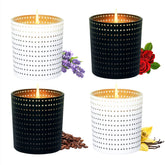 Toptime Scented Candles 4-pack lavender-vanilla-rose-coffee ambiance for cozy spaces