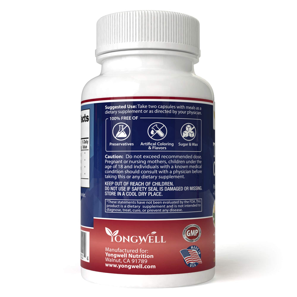 Close-up of Total Cholesterol Complex capsules
