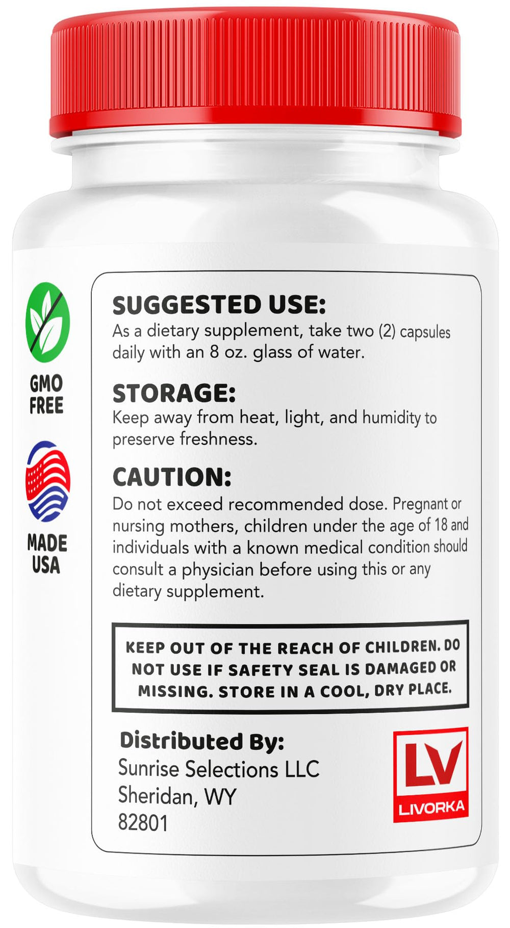Total Flow ingredients panel