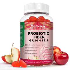 Totaria 9-in-1 Probiotic Fiber Gummies bottle on countertop