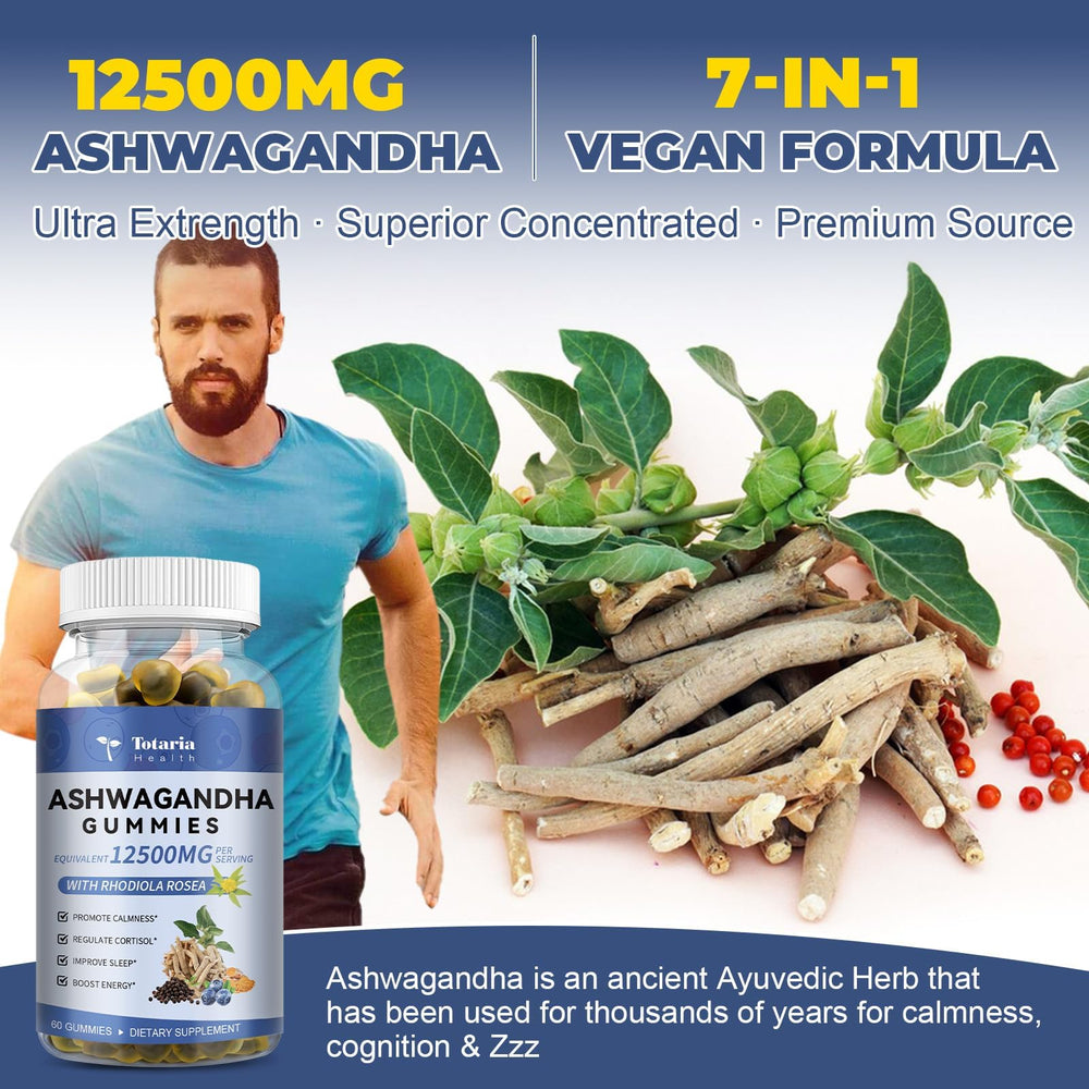 Active adaptogens including Rhodiola and turmeric in Totaria gummies