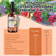 Totaria Berberine is vegan non-GMO gluten-free and sugar-free