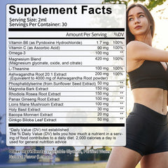 Dropper releasing cortisol drops into a glass