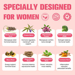 Ginseng and Maca Root energy and mood support imagery