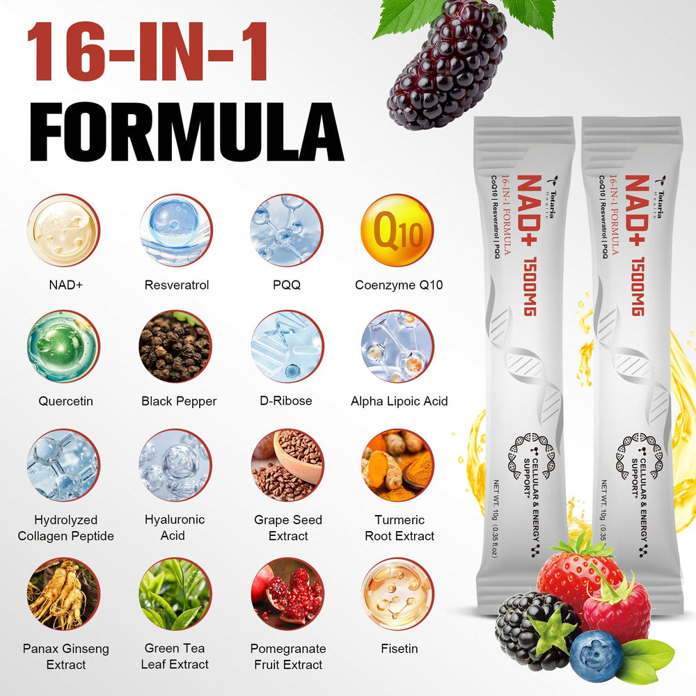 Totaria NAD+ 30 sachets box for monthly supply