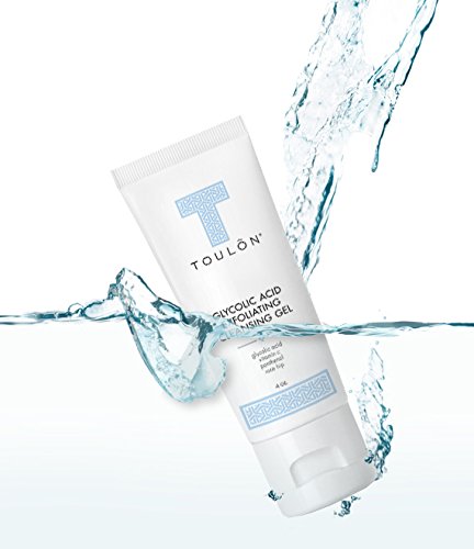 TOULON glycolic cream texture close-up showing creamy consistency