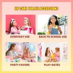 Townley Girl grape-flavor lip balm with 3D topper for bold scent