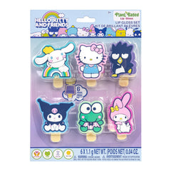 Townley Girl Hello Kitty Pucker Pop set packaging with six fruity glosses for gifting