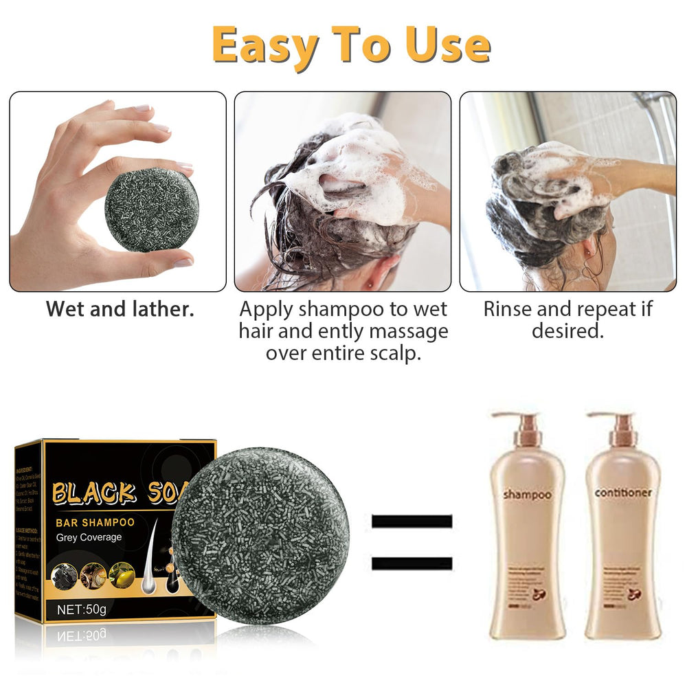 Lather from TPTAL Gray Reverse Bar creates cleansing foam and shine.