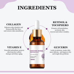 Traboto Venature Bakuchiol Serum on skin adds a subtle glow.