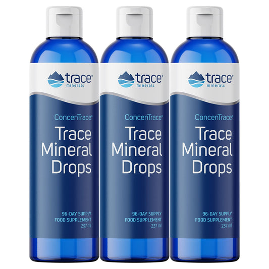 Bottle of Trace Minerals ConcenTrace Trace Mineral Drops