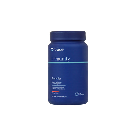 Trace Minerals Immunity Gummies bottle - cherry flavor