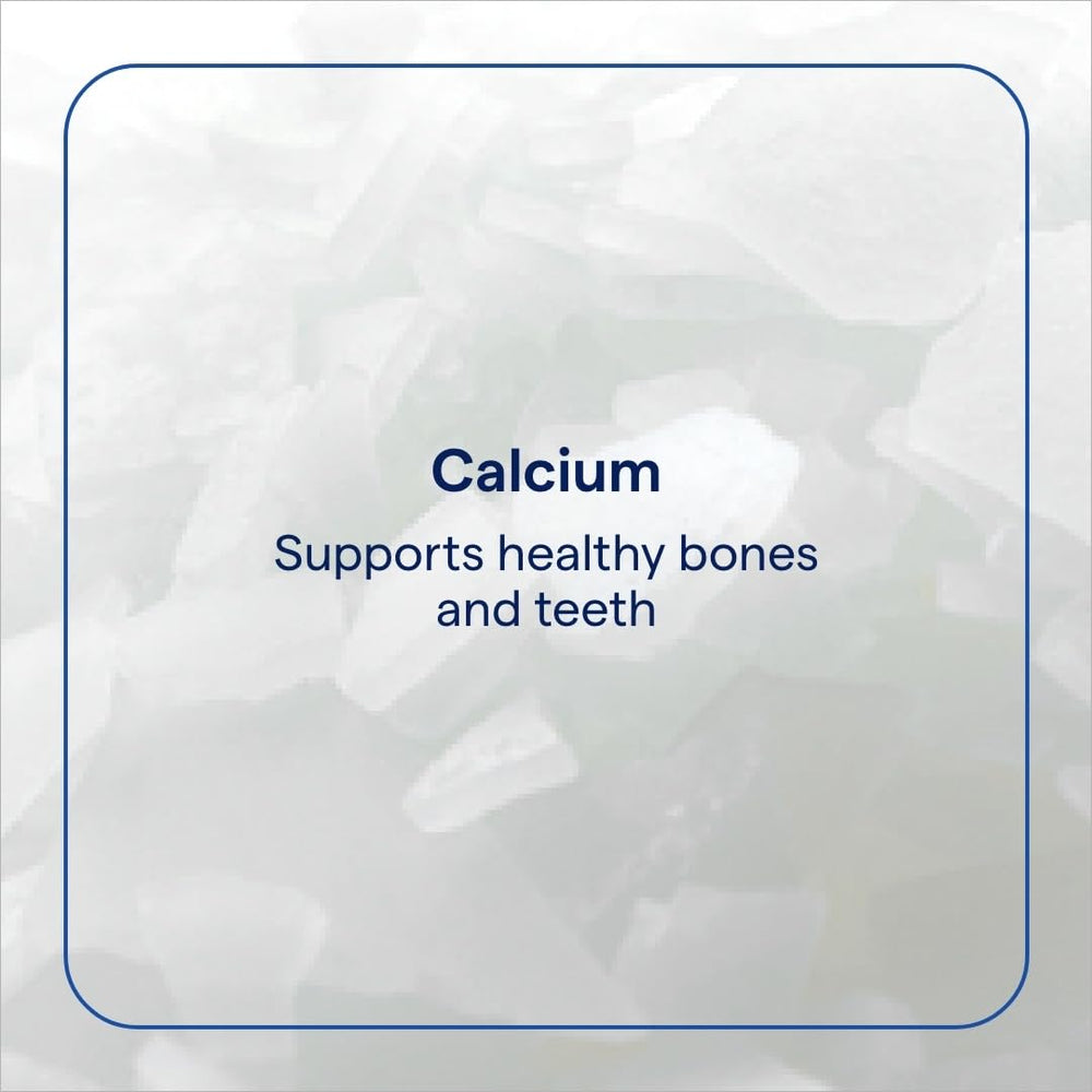 ConcenTrace minerals and calcium ingredients label