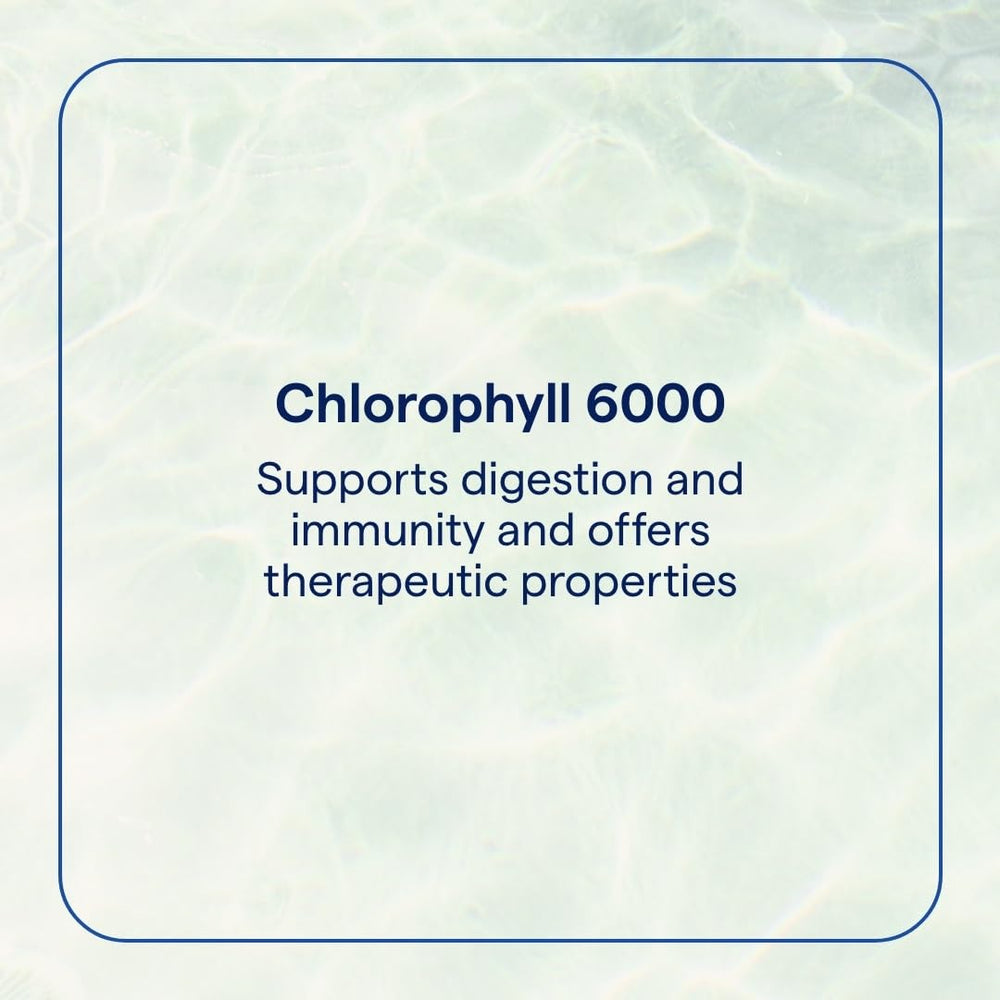 Close-up of mint-flavored chlorophyll label