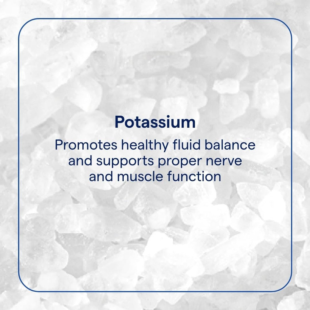 Liquid potassium supplement bottle with dropper
