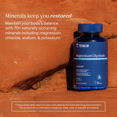 Bulk pouch of Trace Minerals Magnesium Glycinate 120mg capsules