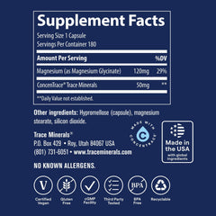 Relaxation concept highlighting sleep support with Magnesium Glycinate 120mg