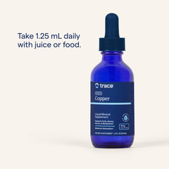 Ingredients panel for Trace Minerals Magnesium Glycinate Liquid