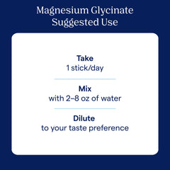 Sleep support graphic for magnesium glycinate