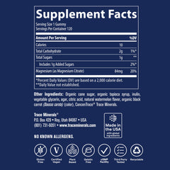 120-count bottle of Trace Minerals Magnesium Gummies