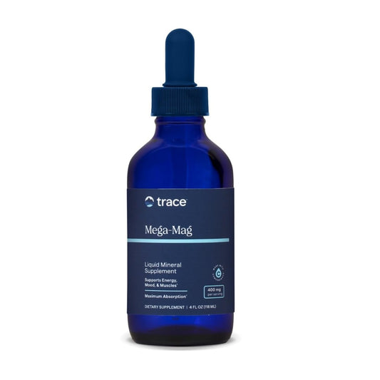 Trace Minerals Mega-Mag bottle front label 4 oz