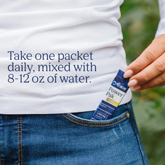 Nutrition facts label for Trace Minerals Power Pak