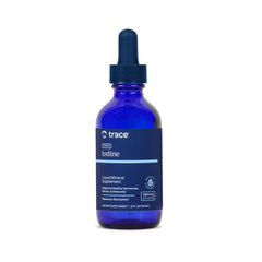 Front view of Trace Minerals Research IOKI01 Liquid Ionic Iodine bottle
