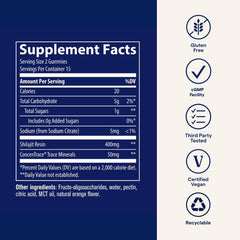 Front packaging image of Trace Minerals Shilajit Gummies orange flavor 30 count
