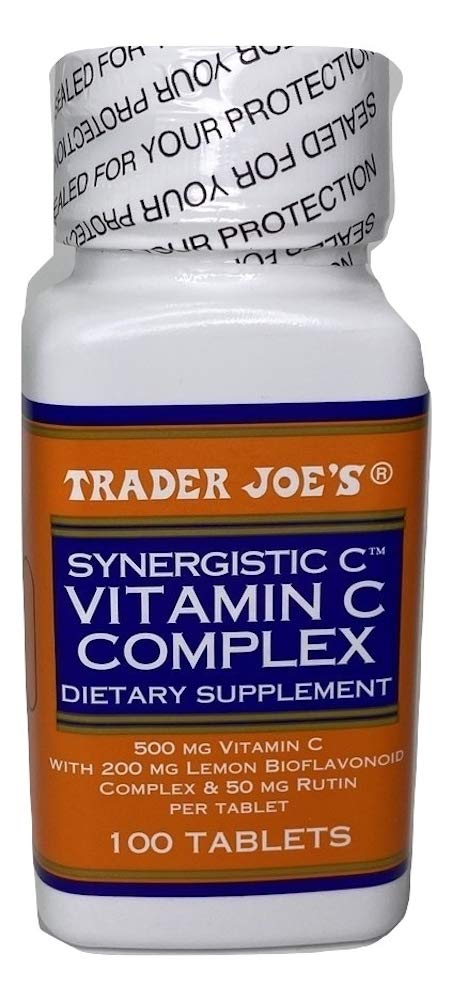 Trader Joe's Vitamin C Complex bottle with 100 tablets