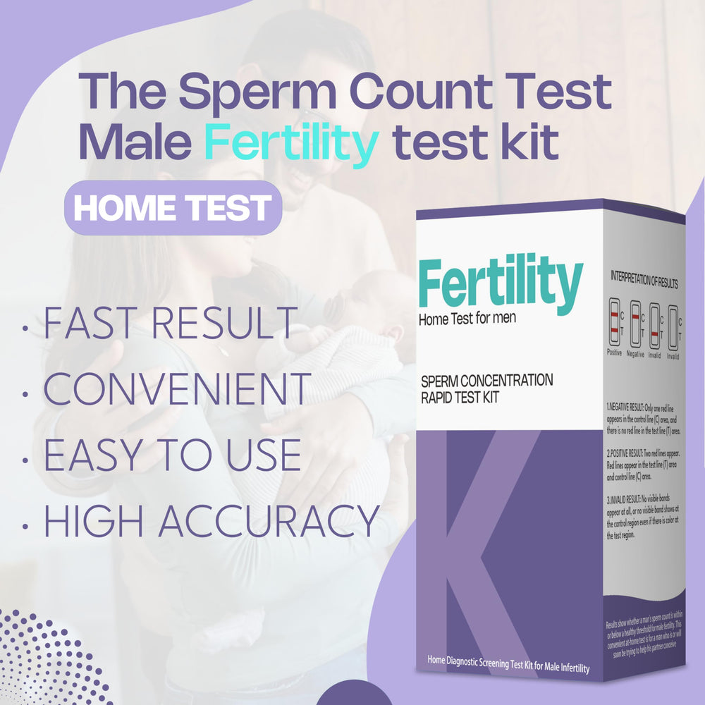 In-home setup for Trak Plus male fertility test