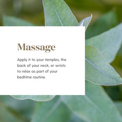 Tranquil essential oil roll-on bottle side view