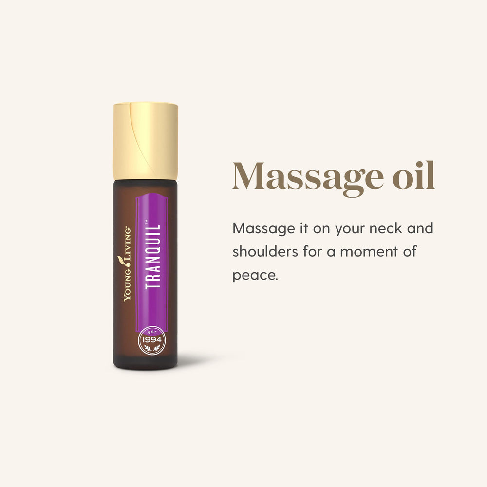 Suggested uses for Tranquil roll-on essential oil