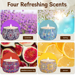 Gift-ready TranquilBliss candle set packaging