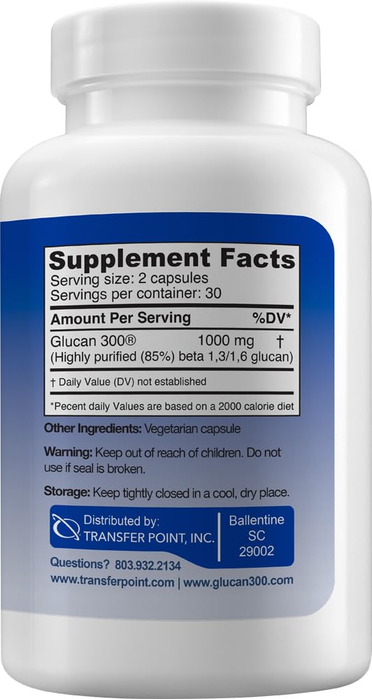 Sourcing: Saccharomyces cerevisiae (Baker's yeast) Beta 1,3D Glucan