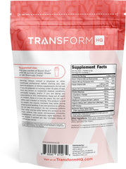 Close-up of TransformHQ Boost Shot packets showing Rocket Pop flavor